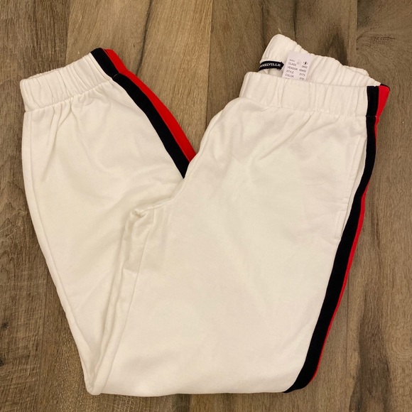 Brandy Melville Rosa sweatpants - white striped - Picture 5 of 5